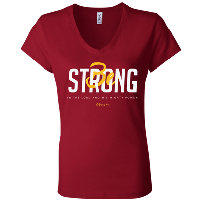Be Strong | Ladies’ Performance V-Neck