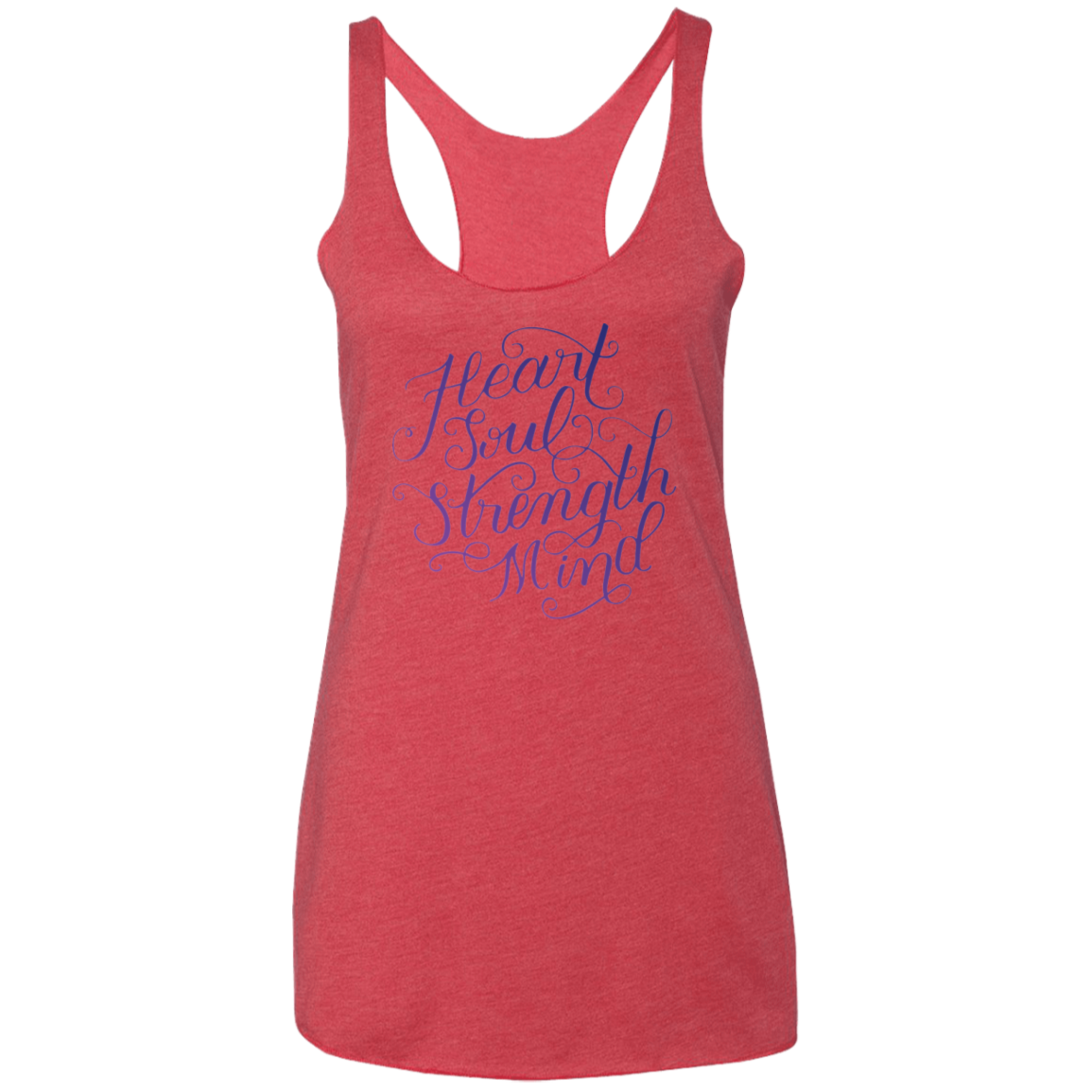 Heart Soul Strength Mind Light | Ladies’ Racerback Tank