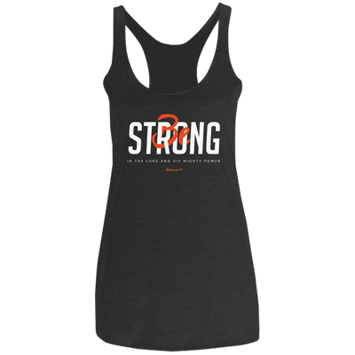 Be Strong | Ladies’ Racerback Tank
