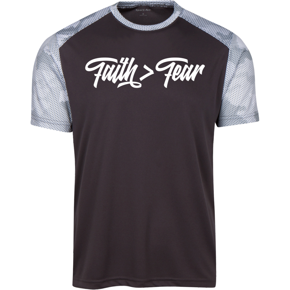 Faith > Fear | Men’s Colorblock T-Shirt