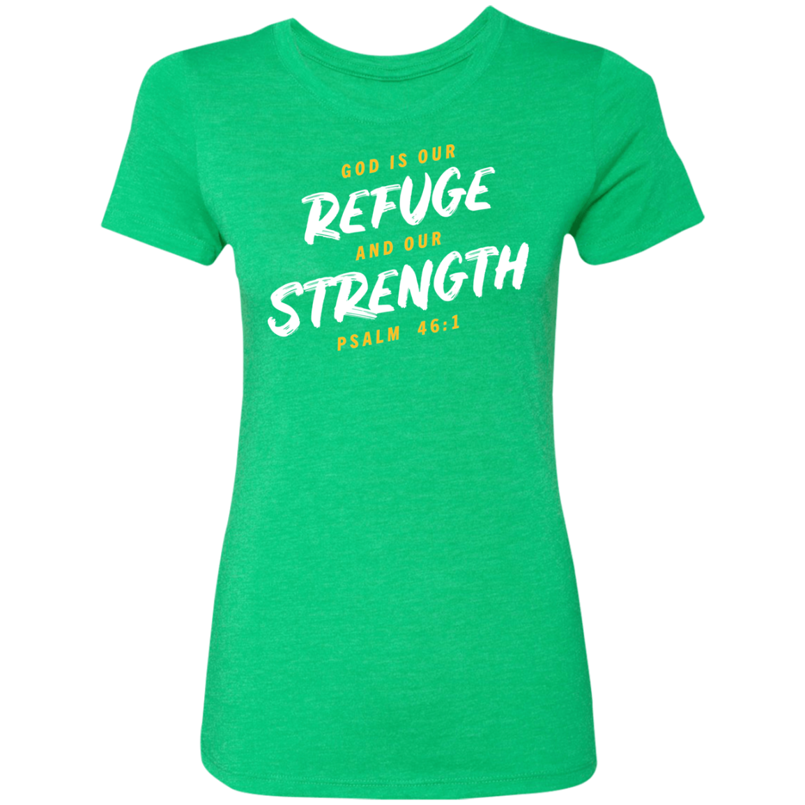 Refuge and Strength | Ladies’ Triblend T-Shirt