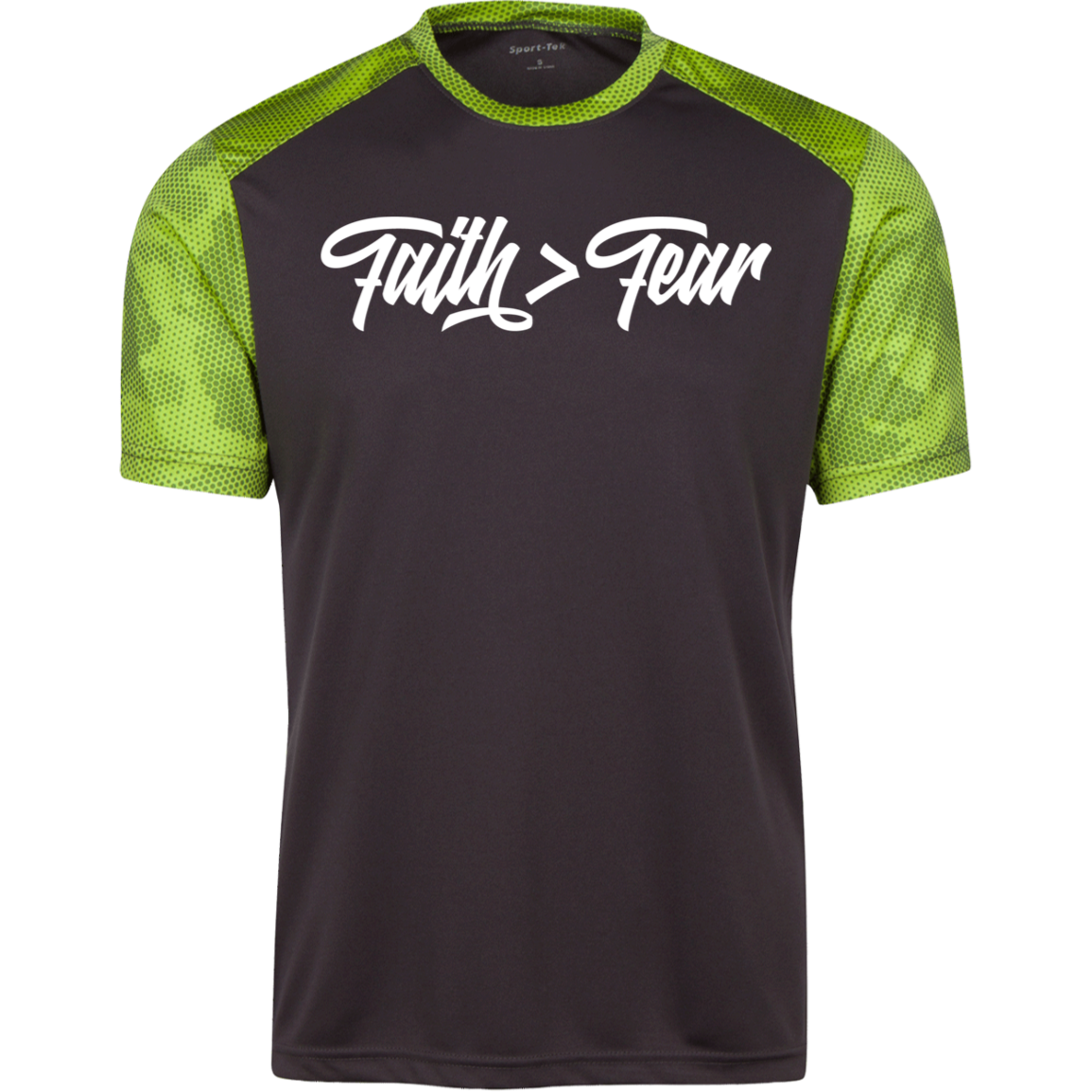 Faith > Fear | Men’s Colorblock T-Shirt