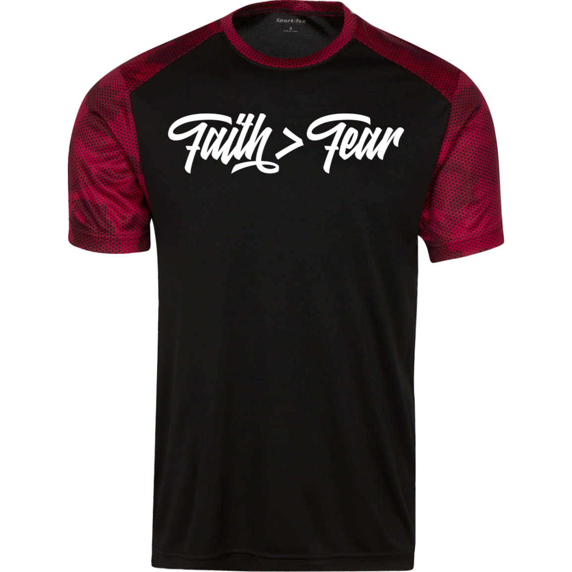 Faith > Fear | Men’s Colorblock T-Shirt