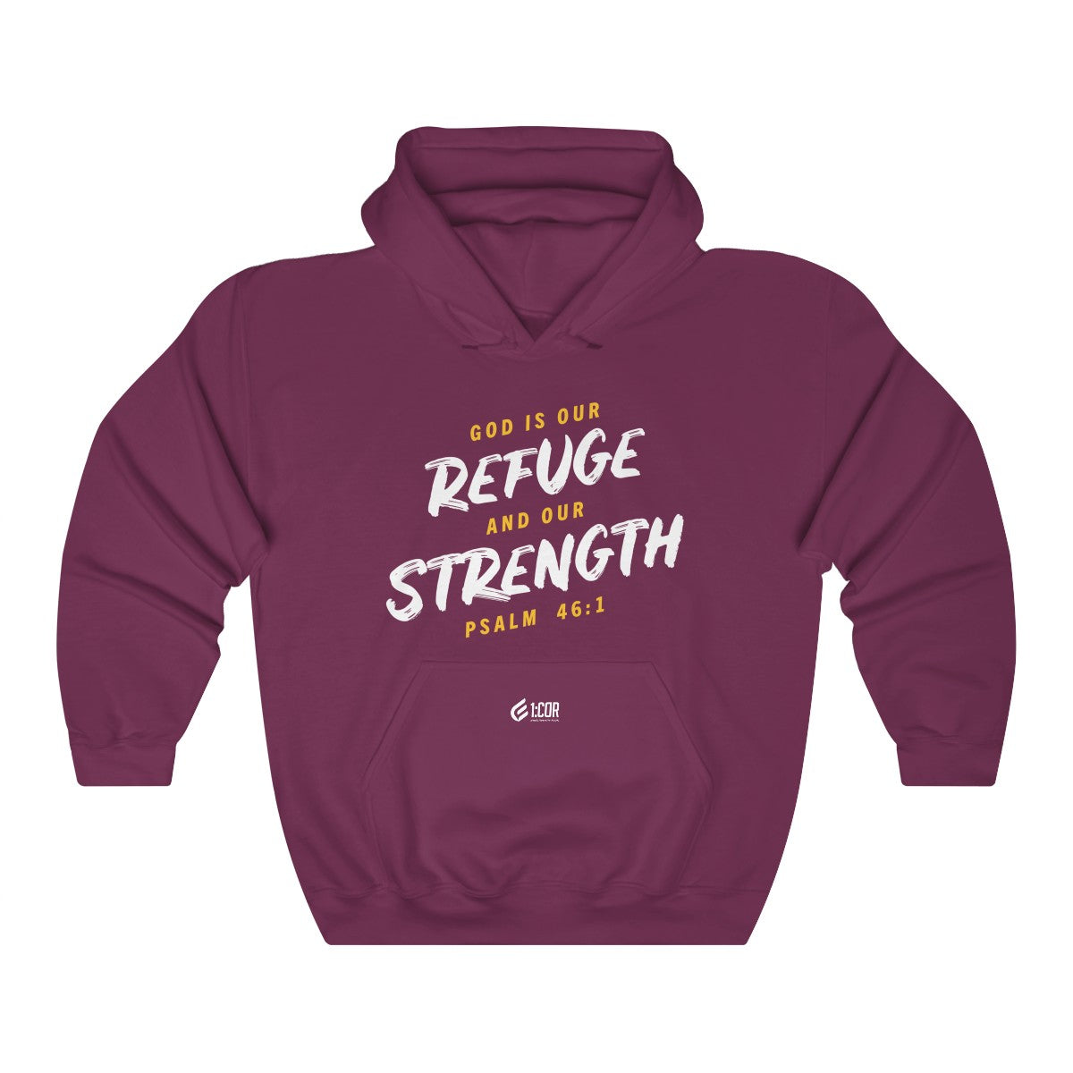 Refuge and Strength | Hooded Sweatshirt
