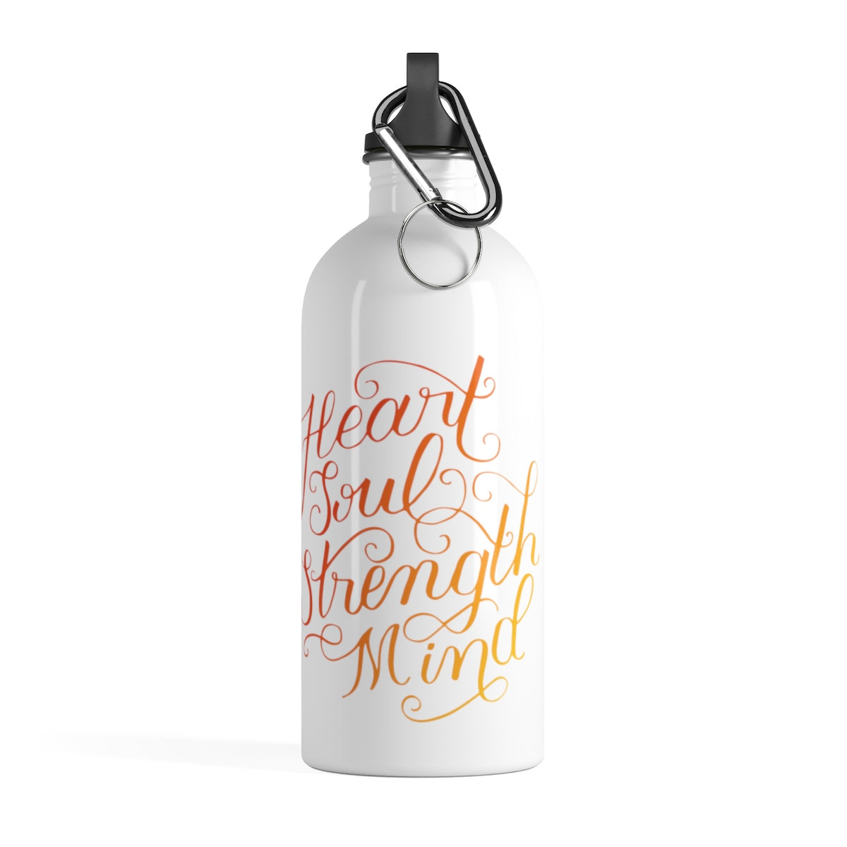 Heart Soul Strength Mind | Stainless Steel Water Bottle