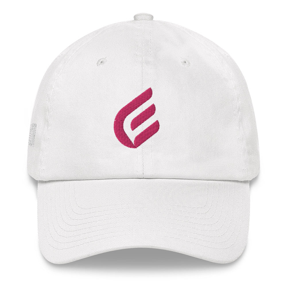 1:Cor Pink | Embroidered Dad hat