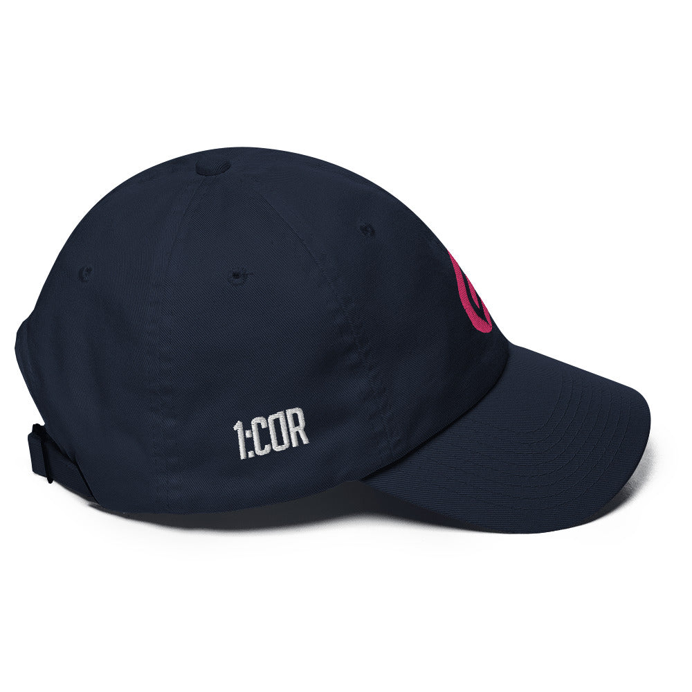 1:Cor Pink | Embroidered Dad hat