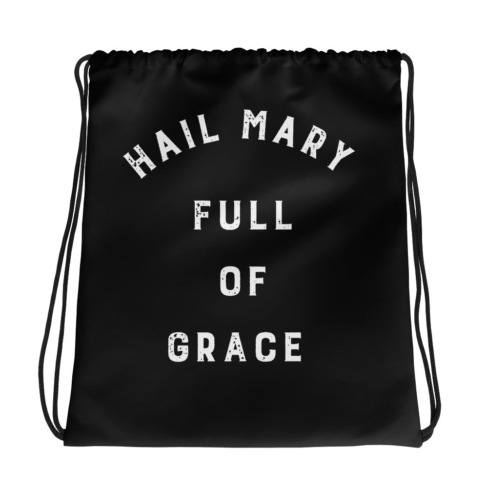 Hail Mary Dark | Drawstring bag