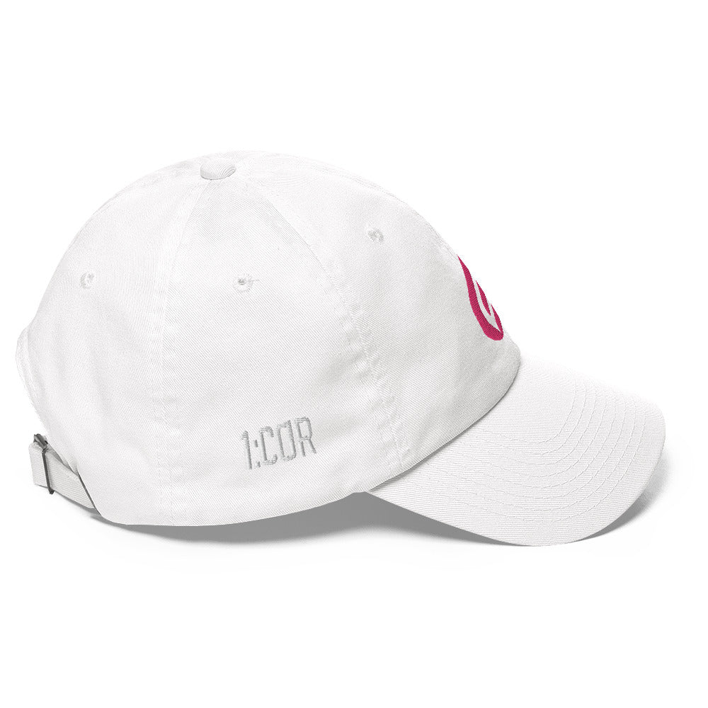1:Cor Pink | Embroidered Dad hat